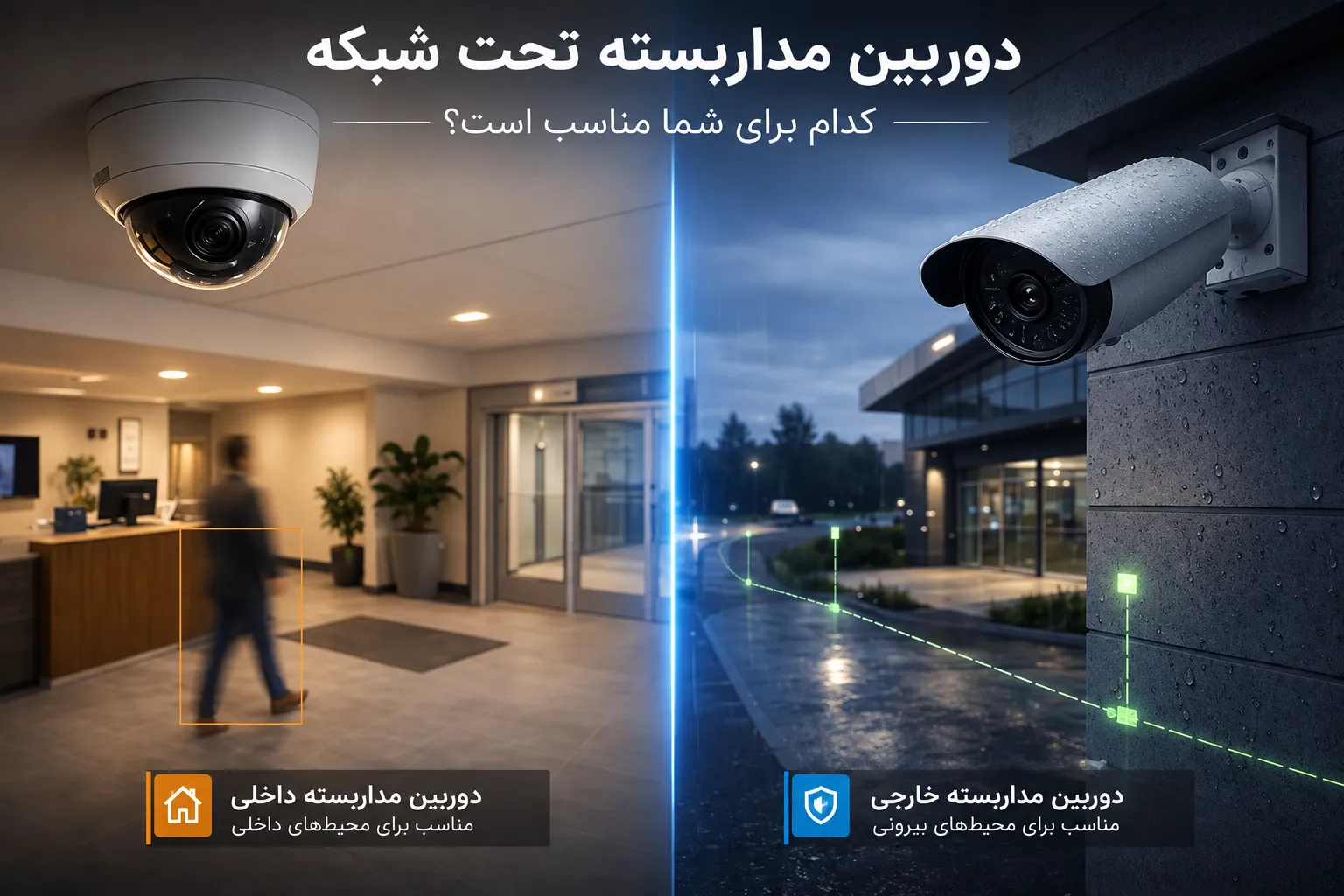 انواع دوربین مداربسته تحت شبکه